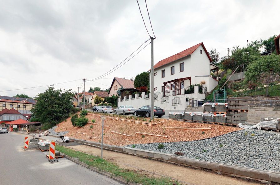 Protierozní rohože na svahu (Blansko)